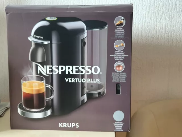 Krups Vertuo Plus Silvère Machine express, Nespresso, Machine à café,