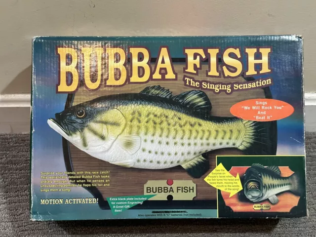Bubba Fish Singing Fish BOX ONLY Gemmy Billy Bass