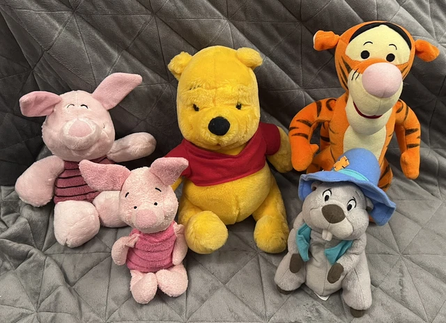 Tigger Gopher WINNIE THE POOH Characters Soft Toys Bundle Pooh Piglet Tigger Gopher £ ...