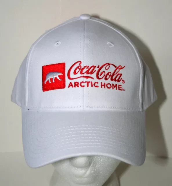 NASCAR Coke Coca-Cola Soda Polar Bear Baseball Cap Hat New OSFM 2011 Arctic Home