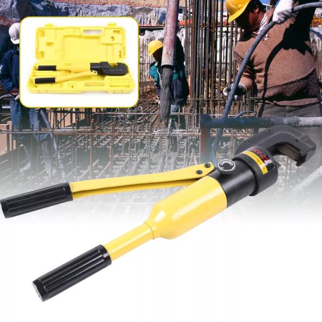 12Ton Hydraulic Rebar Cutter Construction Cutting 4-22mm Steel Bolt Cutting tool
