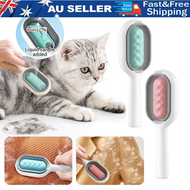Pet Knots Remover Brush with Water Tank Self-Cleaning Cat Dog Hair Comb Massager