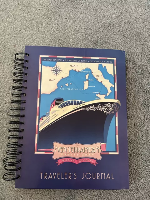 2007 Disney Cruise Line Mediterranean Cruise Travelers Journal New!