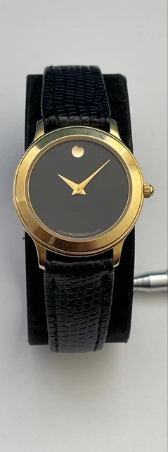Movado Museum Ladies watch Swiss Quartz Black Dial MOVADO 87-D1-814 Ladies Watch