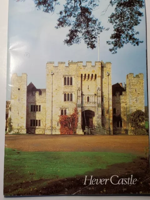 Vintage Soft Cover  "HEVER CASTLE" Guided Tour  Book