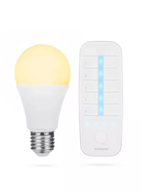 Smartwares E27 Smart LED Birne 7W=45W matt 555lm 2700-6500K mit Fernbedienung Di