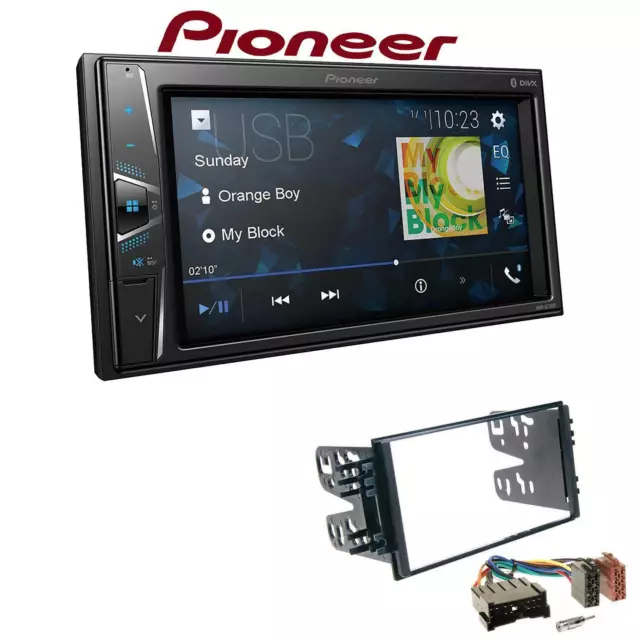 Pioneer Autoradio Bluetooth Touchscreen USB für KIA Sorento I 2002-2006 schwarz