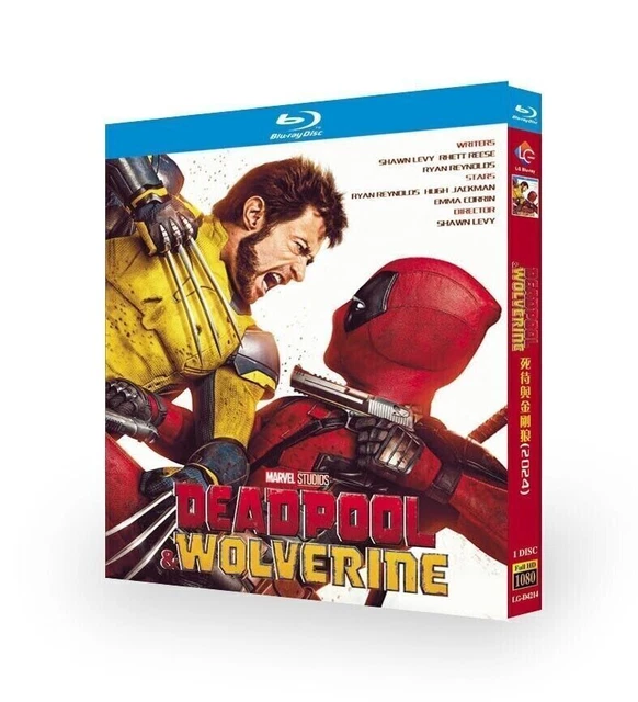 DEADPOOL & WOLVERINE (2024) Bluray US Movie 1 Disc BD All Region New Box Set EUR 13,12