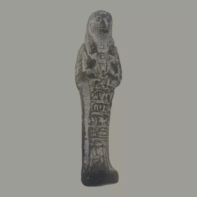 Authentic Ancient Egyptian Ushabti 4.5”  Clay Mummy - Ca 1900-100 BCE