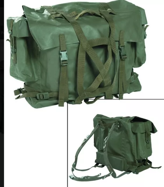 M90 Swiss Army Mountain Rucksack Bag Military Surplus Backpack Olive Green Pack