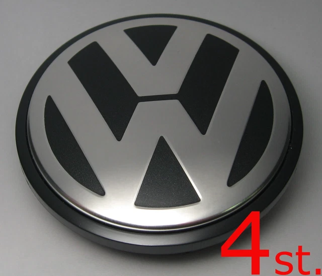 Lot De 4 Enjoliveurs Origine VW 16 Pouces – Brillants, Pour VW, Seat, Skoda – Référence 5G0071456