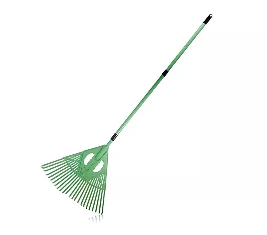 Grumpy gardener rake deals broom
