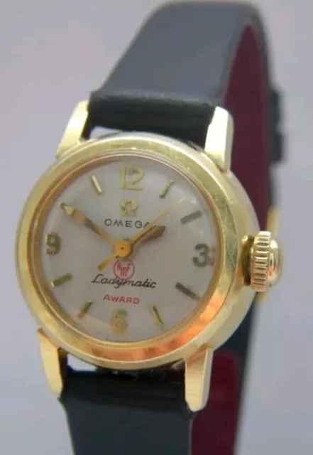 OMEGA Watch Vintage Ladymatic Automatic 14k Gold Filled (ENGRAVED) Cal 455 S5268