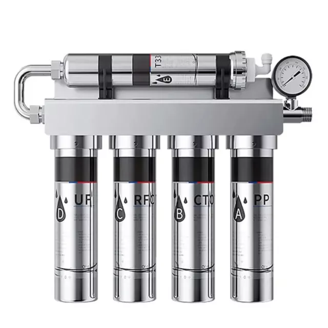 Stainless steel 5 stage water filtration system