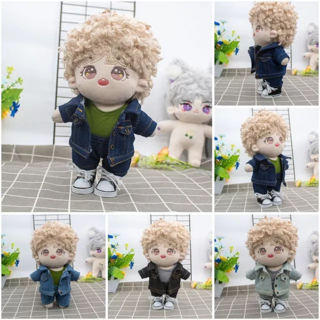 15cm/20cm Doll Clothes 15cm Doll Jeans Doll Jeans Trousers Fashion Cotton Pants