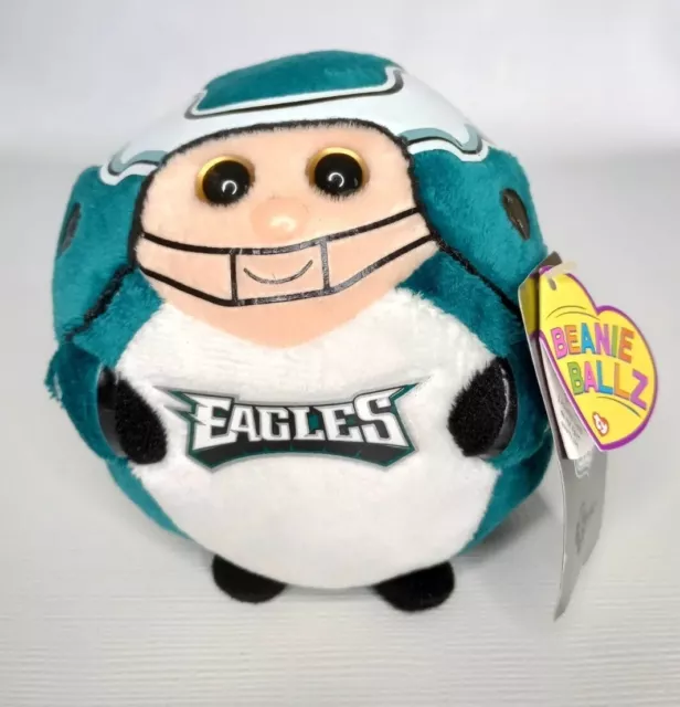 Philadelphia Eagles NFL Ty Beanie Ballz 5" Plush Toy NWT