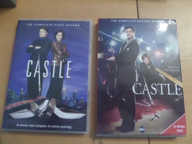 Castle, ABC TV Show 1st & 2nd Seasons DVD Seasons First & Second 1 & 2
