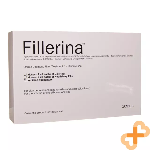 Fillerina Dermo-Cosmetic Filler Anti-Ageing Wrinkle Treatment Grade 3 2X30ml