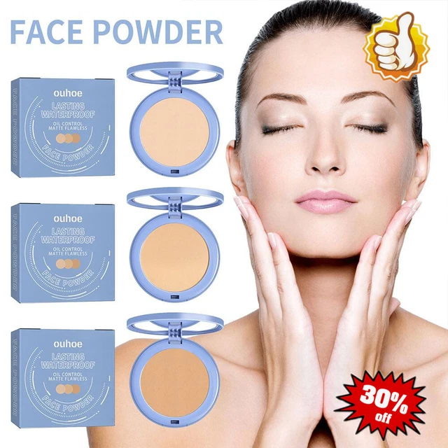 Pastel en polvo de seda suave de larga duración e impermeable maquillaje natural desnudo caliente