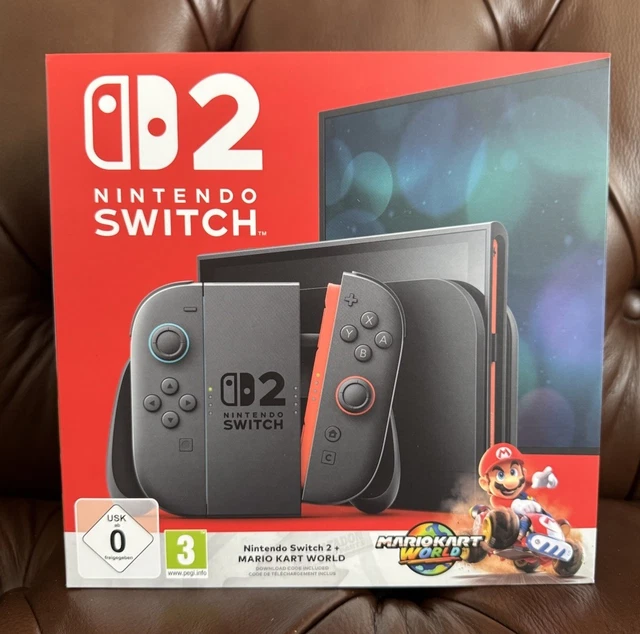 NINTENDO SWITCH 2 Console with Mario Kart World Bundle Brand New £491. ...