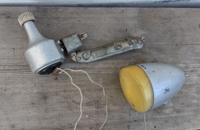 UNIVERSAL BIKE BULB SET REAR + FRONT 6V 0.6W 2.4W VINTAGE OLD LAMP DYNAMO LIGHT