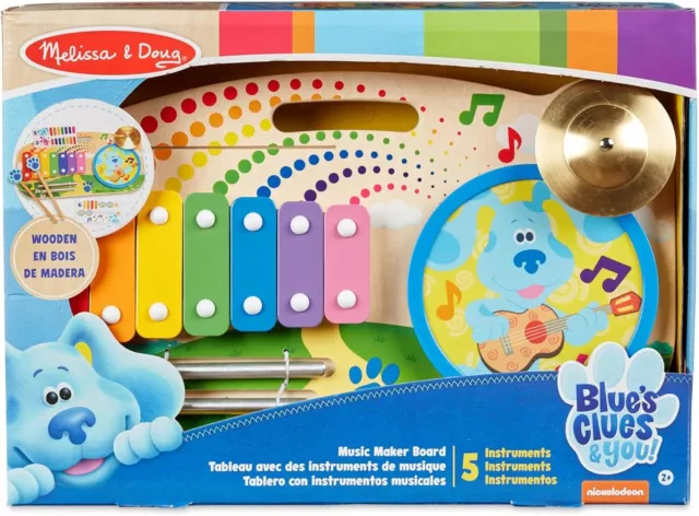 Melissa & Doug Blue's Clues & You Music Maker Wooden Board 2+