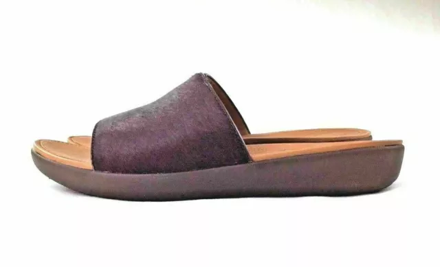 new RRP £90 womens FITFLOP sola faux pony Slide Sandal size uk 5 eur 38, us 7 ;