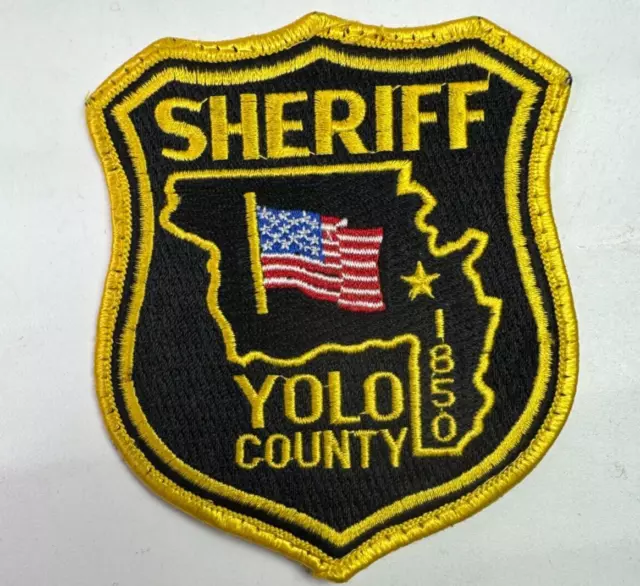 Yolo County Sheriff California CA Police Patch K4