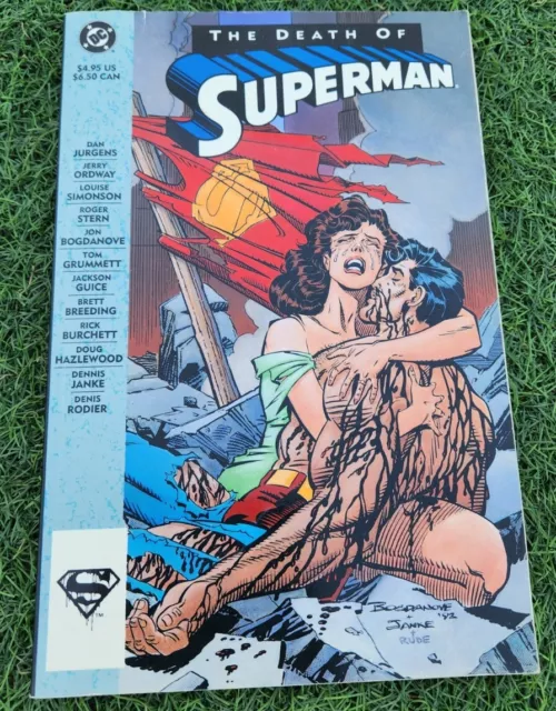 The Death of Superman Doomsday DC Graphic Novel TPB Comic Book Small tear 1/4 in