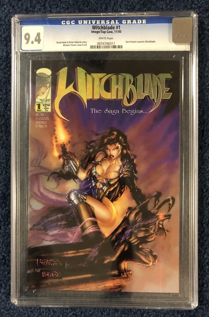 Witchblade #1 CGC 9.4 Image Comics Michael Turner Wraparound Cover 1995