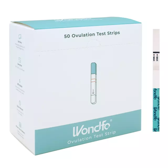 Wondfo - 50 Individually Ovulation Tests  Detecting LH Surge & Highly Sensitive