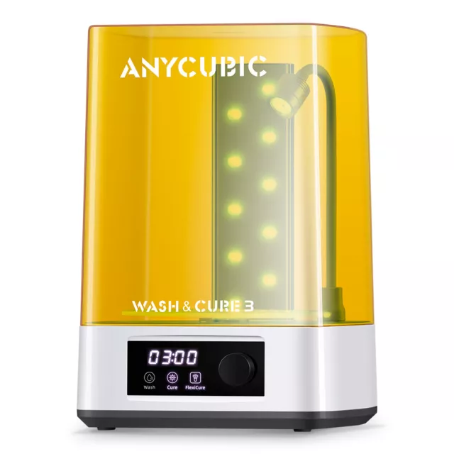 ANYCUBIC Wash and Cure 3 Washing Curing 2 in 1 Machine for LCD Resin 3D Printer