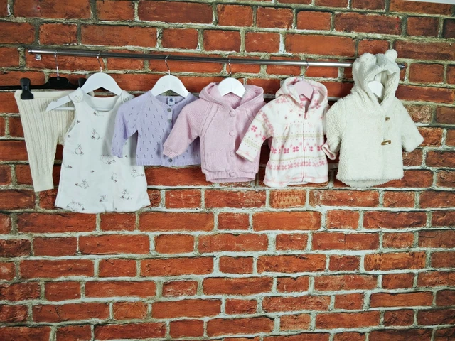 Pacchetto Bambino Bambine Età Fino A 3 Mesi Next George Gap Ecc Cappotto Leggings 62Cm