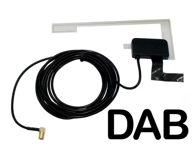 Antena de radio digital aérea para automóvil DAB con conector SMB DAB-AA1