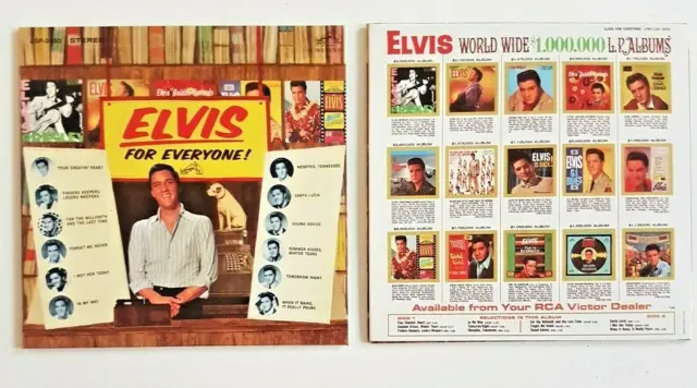 ELVIS PRESLEY : ELVIS FOR EVERYONE! ★ New Replica 1965 LP #LPM-3450 on CD ★