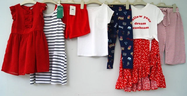 Girls Tops, Shorts, Leggings, Dresses Includes Next Bundle Age 4 Years *New/VGC*
