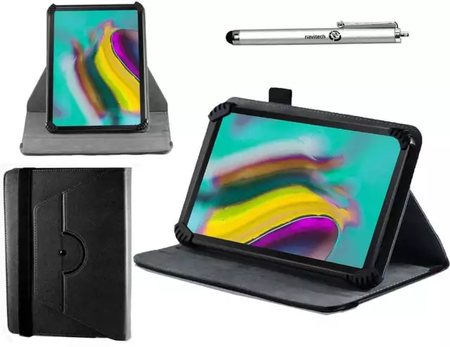 Navitech Black Case And Stylus For Huawei MediaPad T3 10" Tablet