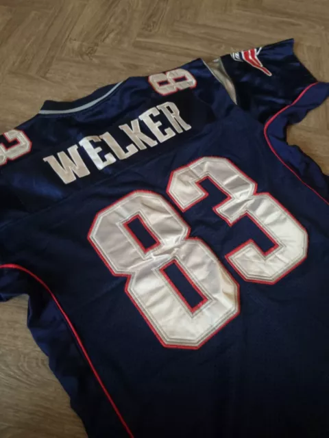 Maglietta 100% originale New England Patriots ""Welker #83"" NFL - media