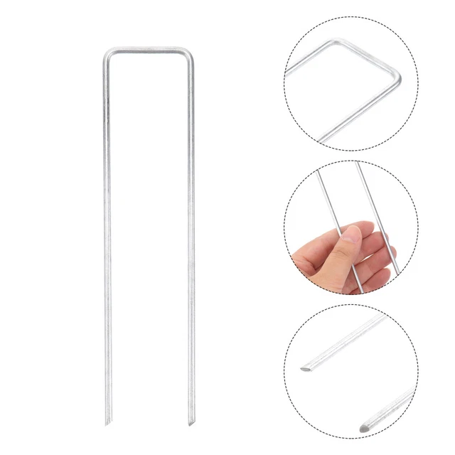 Set Di Ancoraggi A Terra KESSER 4 Pezzi | Picchetti A Spirale In Acciaio Inox 1 Cm Con 4 Cinghie E Aiuto Rotante, Carico 1400 Kg, Per Gazebo, Trampolino, Altalena, Tende