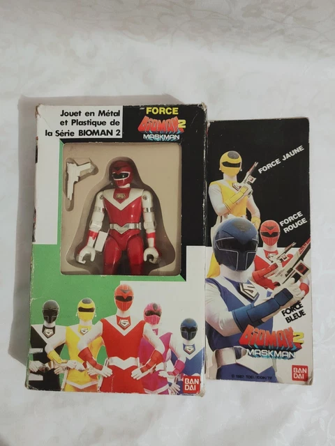 BIOMAN 2 FORCE ROUGE MASKMAN BANDAI 11.5cm - FR