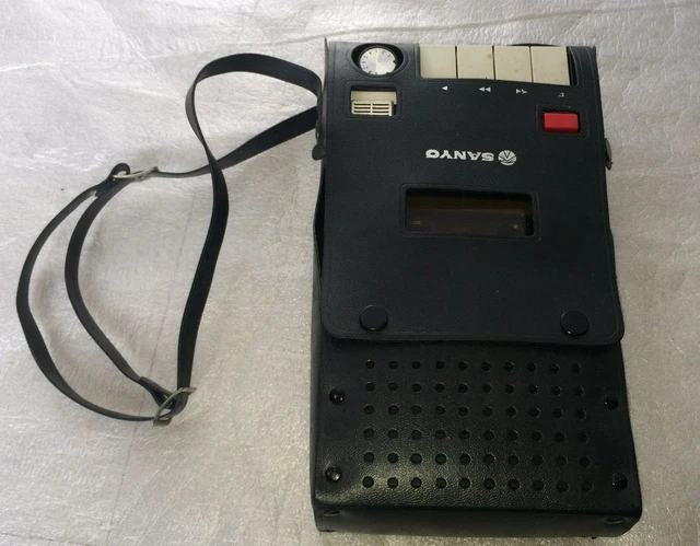 Sanyo M-1503 Cassette Tape Recorder Enregistreur Vintage