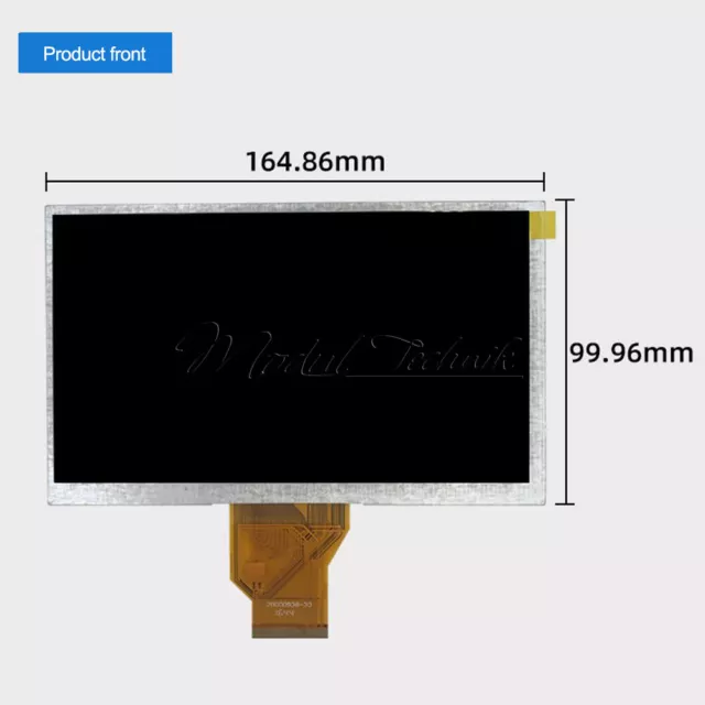 7 inch 800x480 TFT LCD Color Display 60hz 50Pin IPS LCD Screen Display Monitor 3