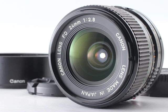 NEAR MINT] CANON New FD NFD 24mm F/2.8 Wide Angle MF Lens AE-1 A-1