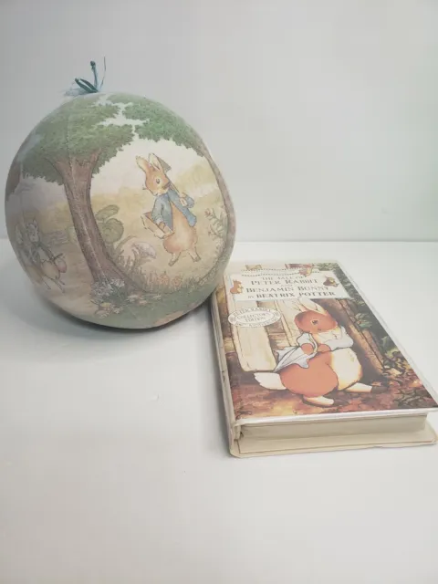 Peter Rabbit Ball The Toy Works The Tale of Peter Rabbit & Benjamin Bunny VHS