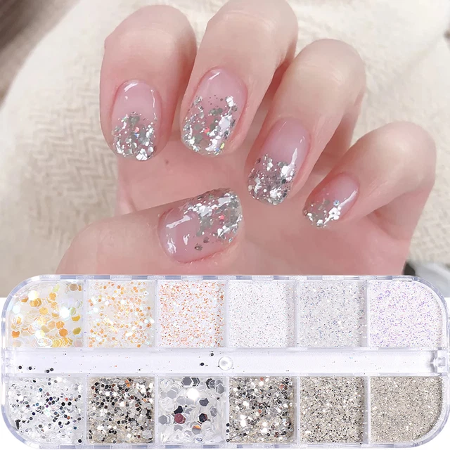 Paillettes per unghie facili da usare paillettes per unghie scintillanti e durature plastica