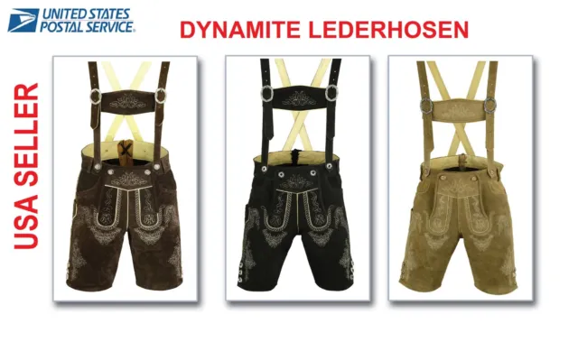 Bavarian Shorts Lederhosen Shorts Tratchten Men Shorts Oktoberfest Leather Short