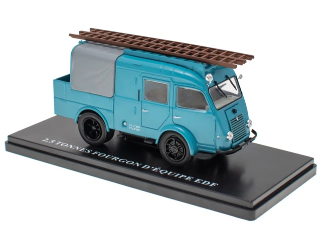 RENAULT 2,5 TONNES FOURGON D'EQUIPE EDF - 1/43 Camion Utilitaire Miniature UTR57