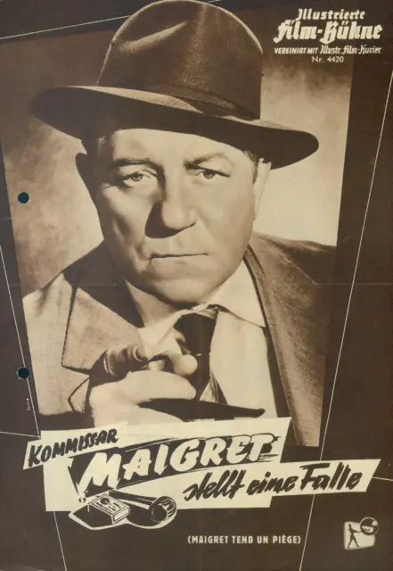 Illustrierte Film Bühne Nr. 4420 Kommissar Maigret Stellt Eine Falle (04 Seiten)