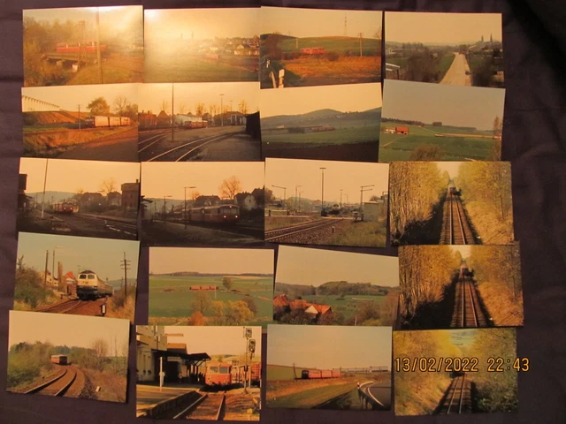 DB Schienenbus Strecke Arolsen und Umland, 20x Foto 9x13 zzgl.20x NEGATIV, 4/87