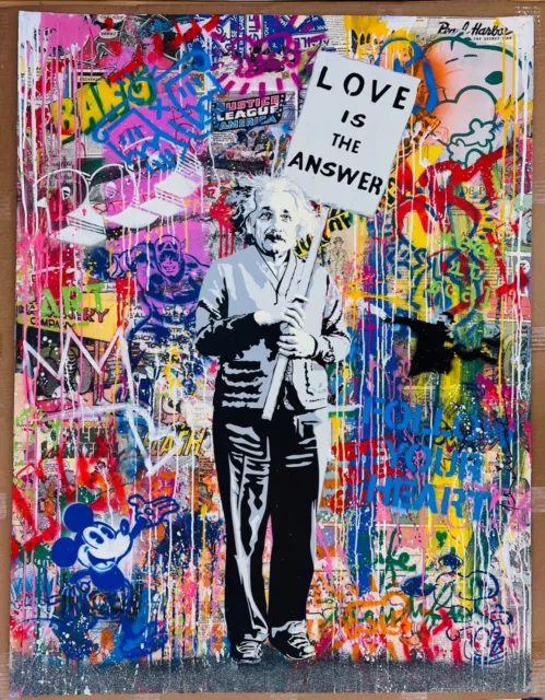 ☆ Mr. Brainwash ☆ Einstein Love is the Answer ☆ Unikat ☆ Kitzbühel 2024 Show ☆